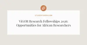 ViGOR Research Fellowships 2026: Opportunities for African Researchers in Virus Genomics