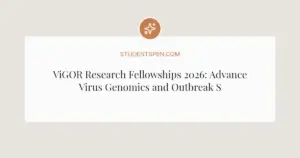 ViGOR Research Fellowships 2026: Advance Virus Genomics and Outbreak Skills in Africa