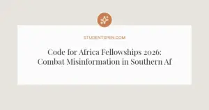 Code for Africa Fellowships 2026: Combat Misinformation in Southern Africa