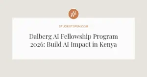 Dalberg AI Fellowship Program 2026: Build AI Impact in Kenya