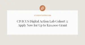 CIVICUS Digital Action Lab Cohort 3: Apply Now for Up to $20,000 Grants