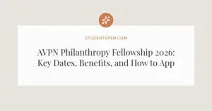 AVPN Philanthropy Fellowship 2026: Key Dates, Benefits, and How to Apply