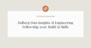 Dalberg Data Insights AI Engineering Fellowship 2026: Build AI Skills for Global Impact