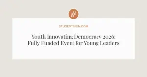 Youth Innovating Democracy 2026: Fully Funded Event for Young Leaders in Strasbourg