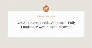 WACSI Research Fellowship 2026: Fully Funded for West African Biodiversity Scholars