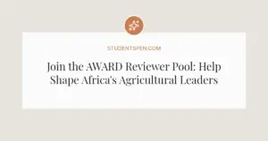 Join the AWARD Reviewer Pool: Help Shape Africa's Agricultural Leaders by April 30, 2026