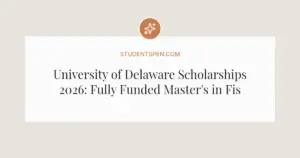 University of Delaware Scholarships 2026: Fully Funded Master's in Fish Ecology