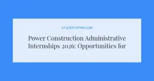 Power Construction Administrative Internships 2026: Opportunities for Western Cape Youth