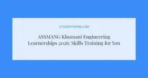 ASSMANG Khumani Engineering Learnerships 2026: Skills Training for Youth