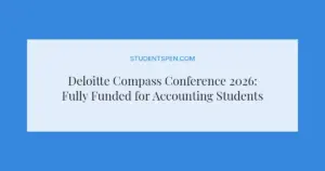 Deloitte Compass Conference 2026: Fully Funded for Accounting Students