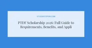 PTDF Scholarship 2026: Full Guide to Requirements, Benefits, and Application