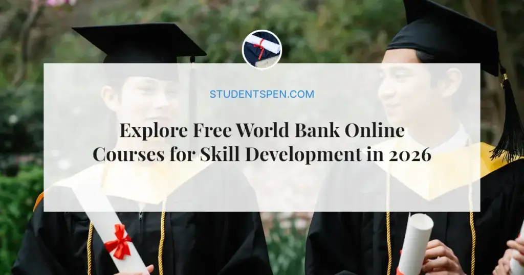 Explore Free World Bank Online Courses for Skill Development in 2026