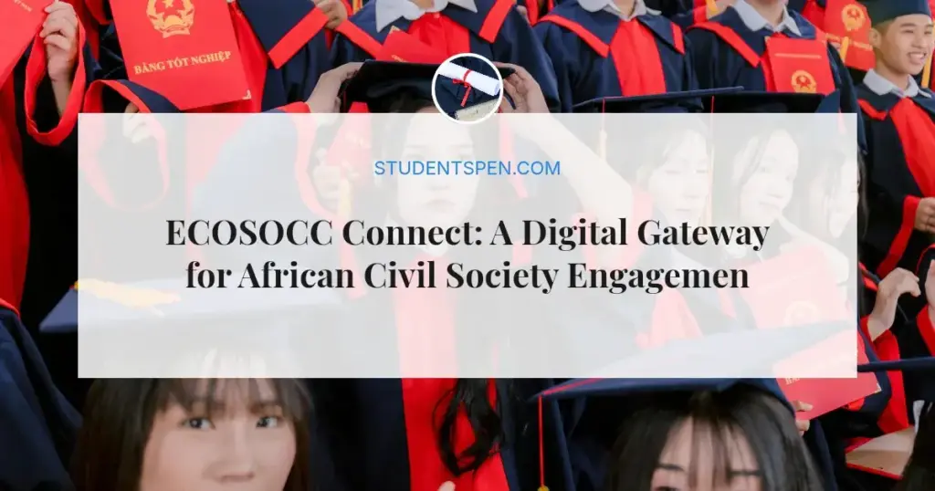 ECOSOCC Connect: A Digital Gateway for African Civil Society Engagement