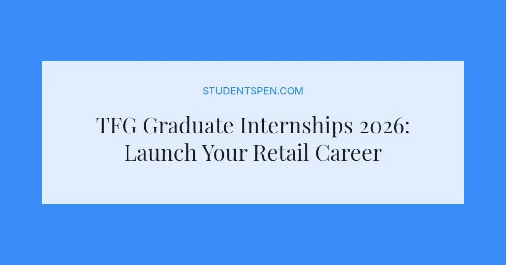 TFG Graduate Internships 2026: Launch Your Retail Career