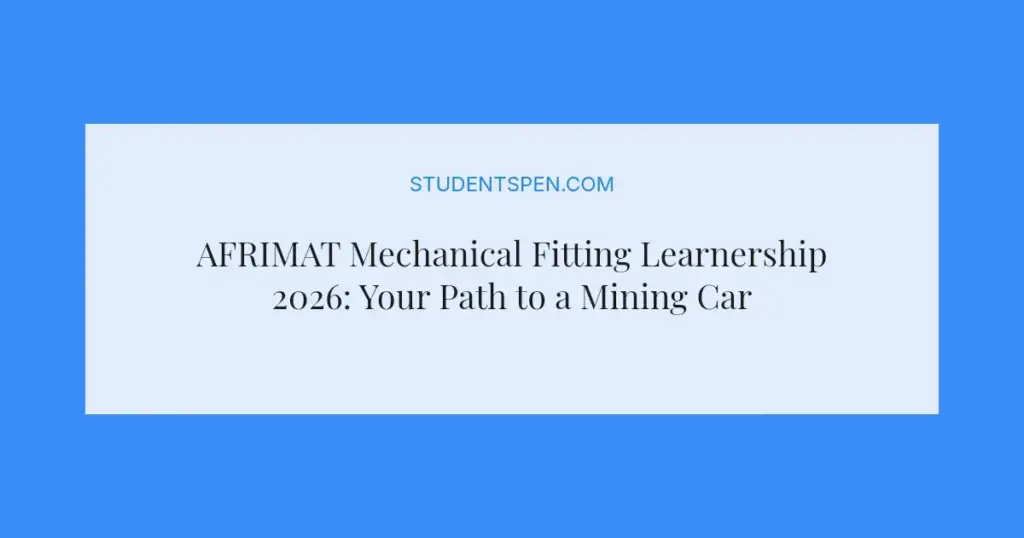 AFRIMAT Mechanical Fitting Learnership 2026: Your Path to a Mining Career
