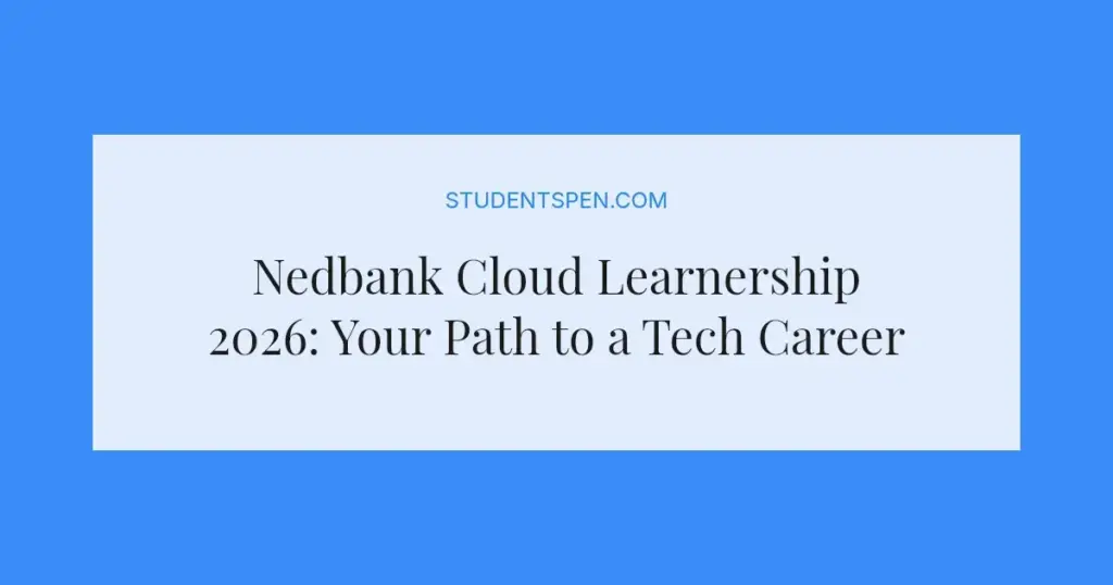 Nedbank Cloud Learnership 2026: Your Path to a Tech Career