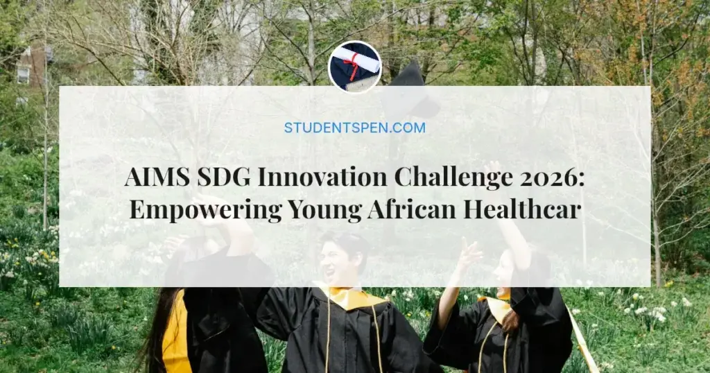 AIMS SDG Innovation Challenge 2026: Empowering Young African Healthcare Innovators
