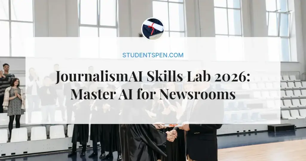 JournalismAI Skills Lab 2026: Master AI for Newsrooms