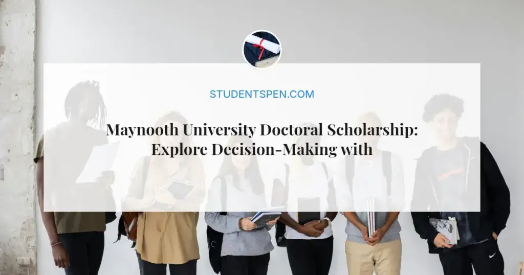 Maynooth University Doctoral Scholarship: Explore Decision-Making with the Hamilton Institute