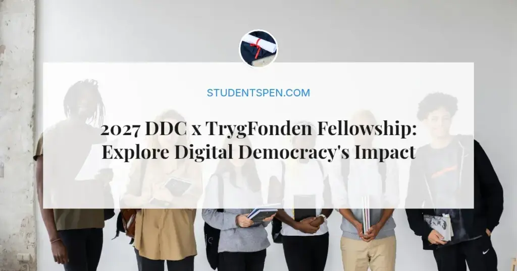 2027 DDC x TrygFonden Fellowship: Explore Digital Democracy's Impact