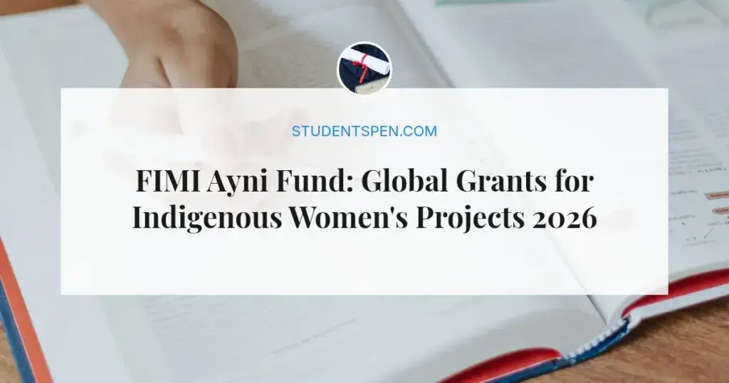 FIMI Ayni Fund: Global Grants for Indigenous Women's Projects 2026