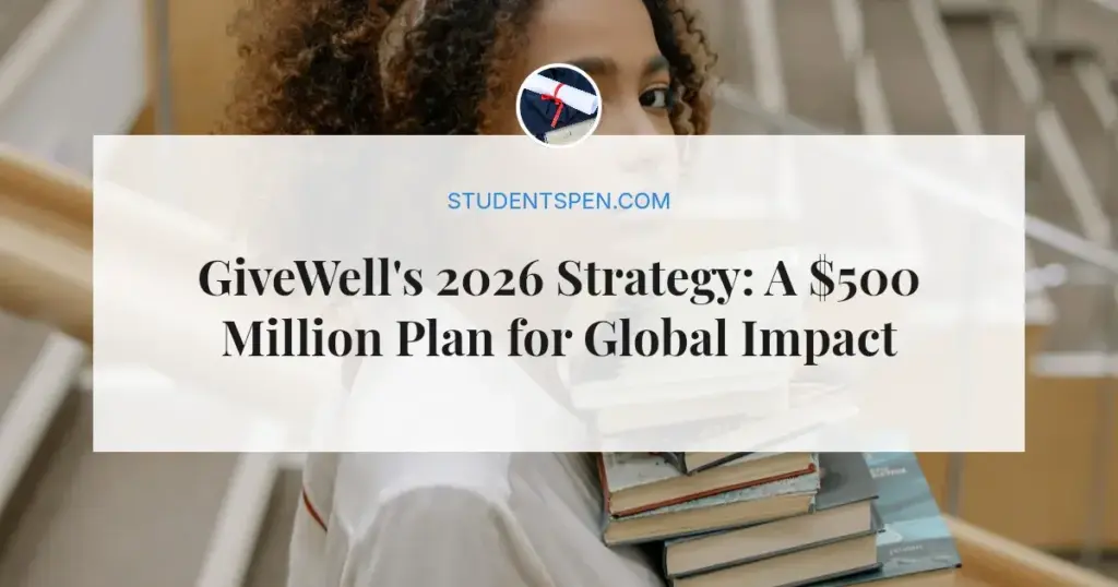 GiveWell's 2026 Strategy: A $500 Million Plan for Global Impact