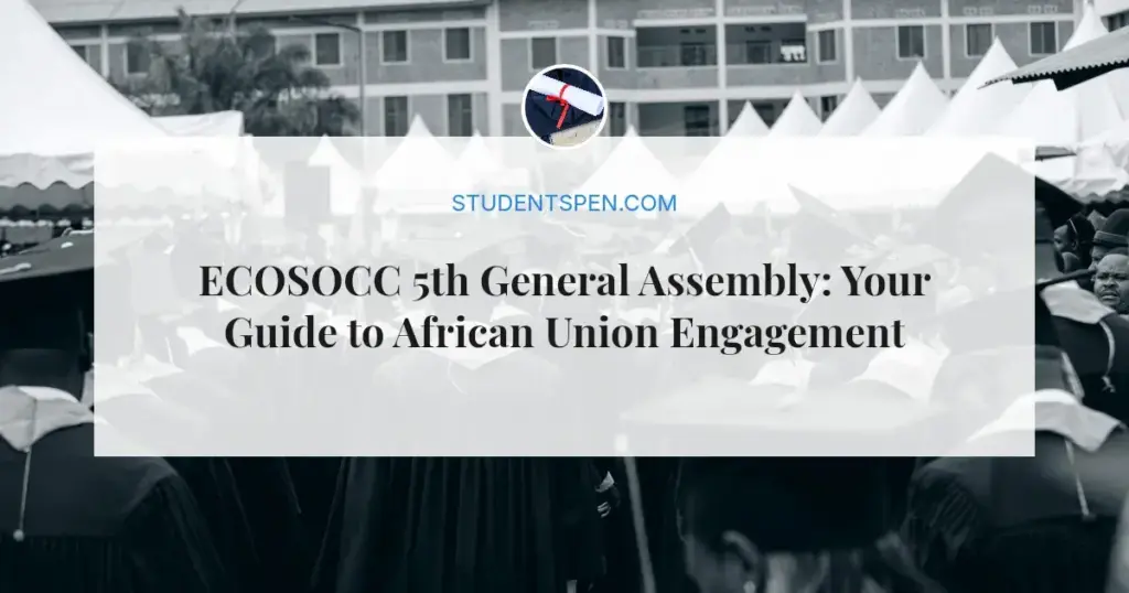 ECOSOCC 5th General Assembly: Your Guide to African Union Engagement