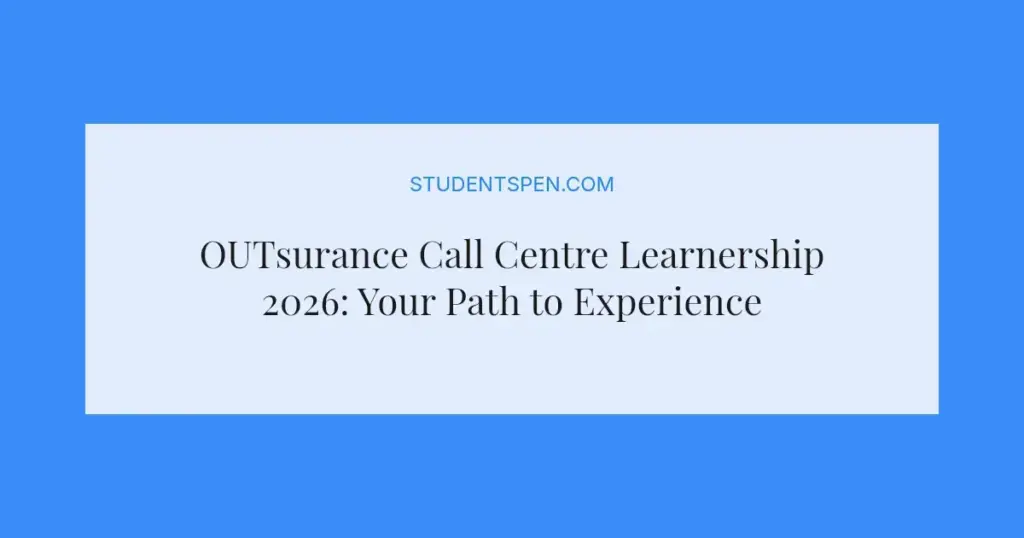 OUTsurance Call Centre Learnership 2026: Your Path to Experience