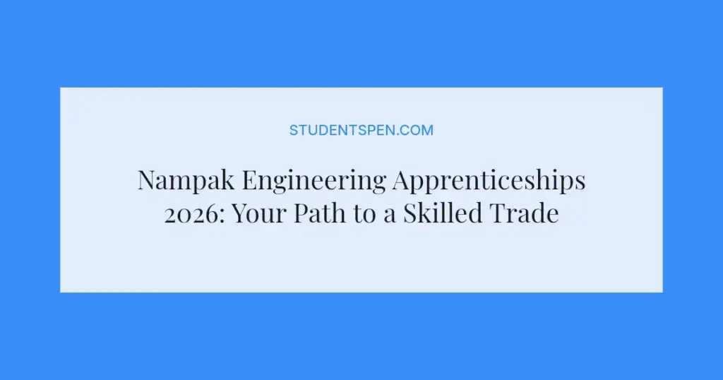 Nampak Engineering Apprenticeships 2026: Your Path to a Skilled Trade