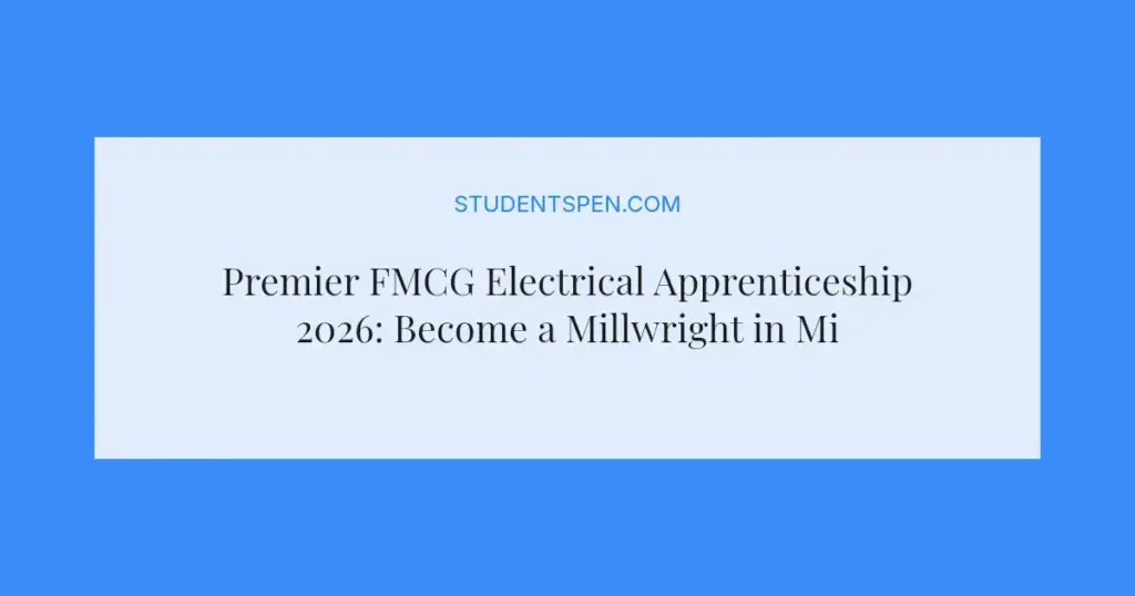 Premier FMCG Electrical Apprenticeship 2026: Become a Millwright in Midrand