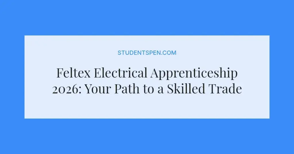 Feltex Electrical Apprenticeship 2026: Your Path to a Skilled Trade